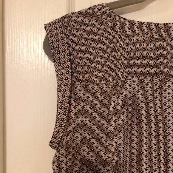 Ann Taylor Print Top - Picture 6 of 8